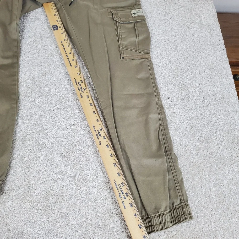 Unionbay CargoJogger Pants Men's Small Khaki Tan Pull-On